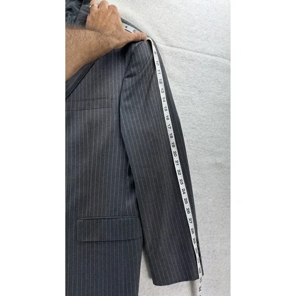 Daniel‎ Cremieux Collection Loro Piana 100% Wool Gray Blazer Sport Jkt. Mens 46R